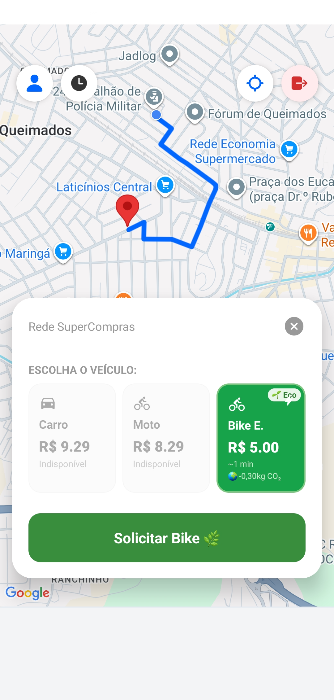 Passenger app